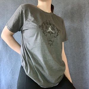 Grey Air Jordan Basketball Shirt